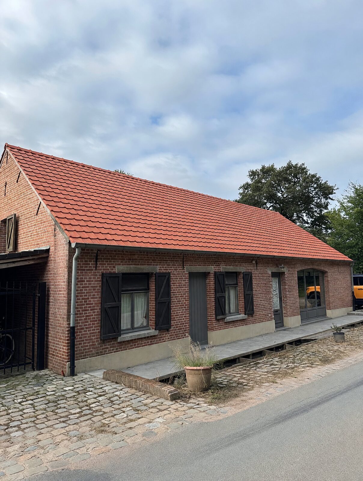 Dak na softwash reiniging met antimos behandeling
